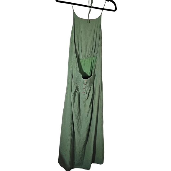Free People Free-est Cotton Halter Midi Dress•M•NWOT - Picture 7 of 11